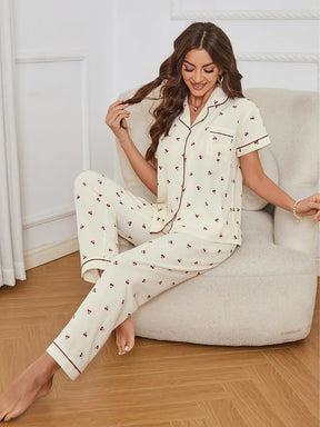 Conjunto de Pijama Blissful - Estilo e Conforto