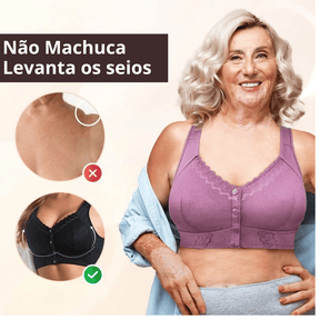 🌹Sutiã respirável com fecho frontal🎀