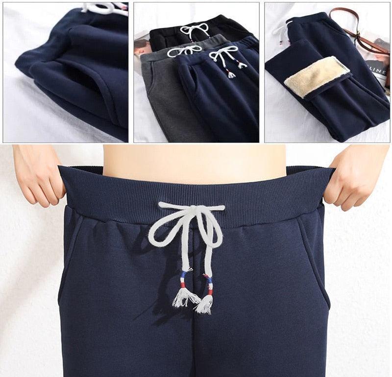 Calças de perna larga